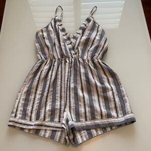 Pinstripe romper